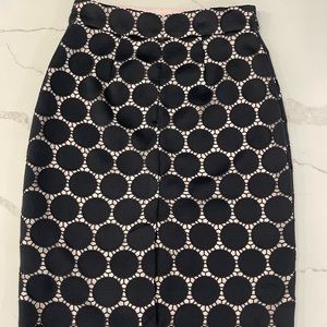 Kate Spade Navy and Pink Pencil Skirt
